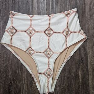 Shani Shemer Geometric High-Waisted Bikini Bottoms Sz S